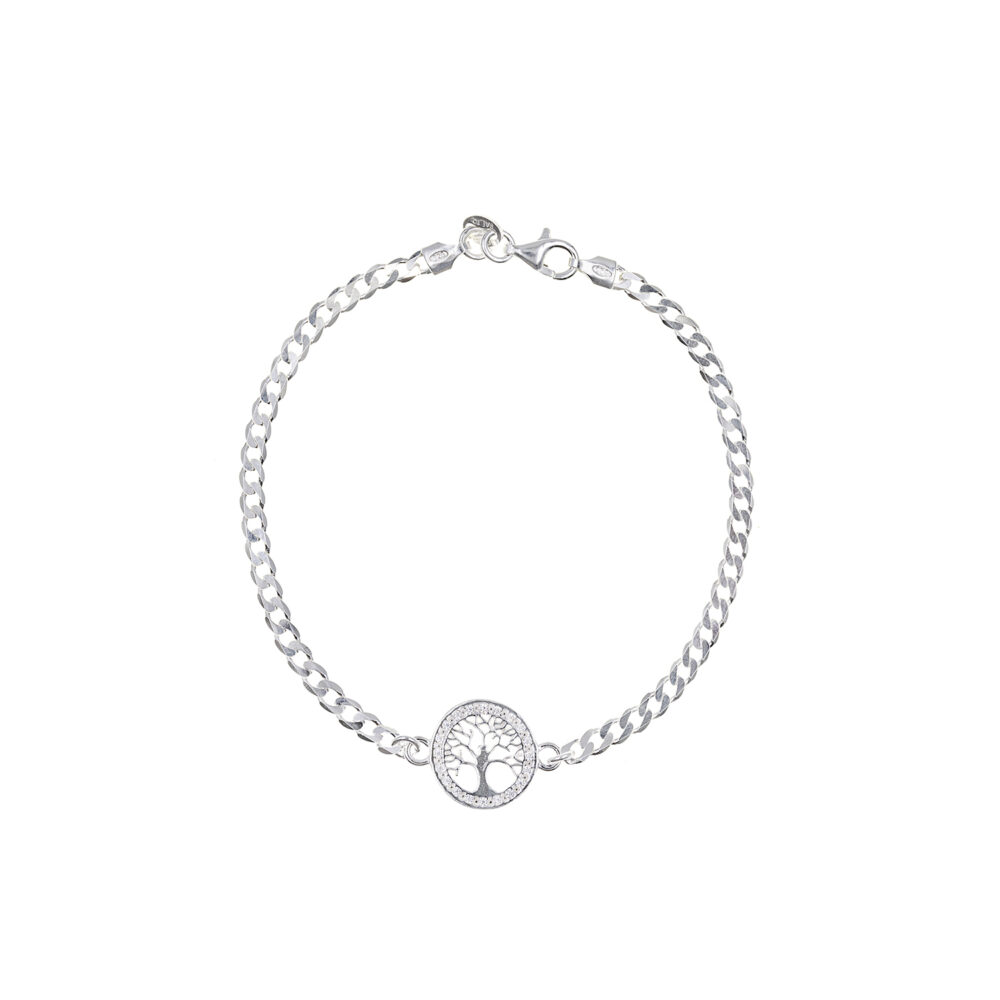 Pulsera Lomo Arbol de la Vida Plata 925