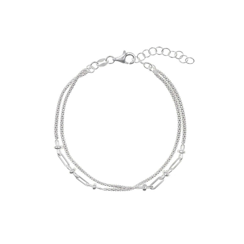 Pulsera Popcorn Clip Plata 925