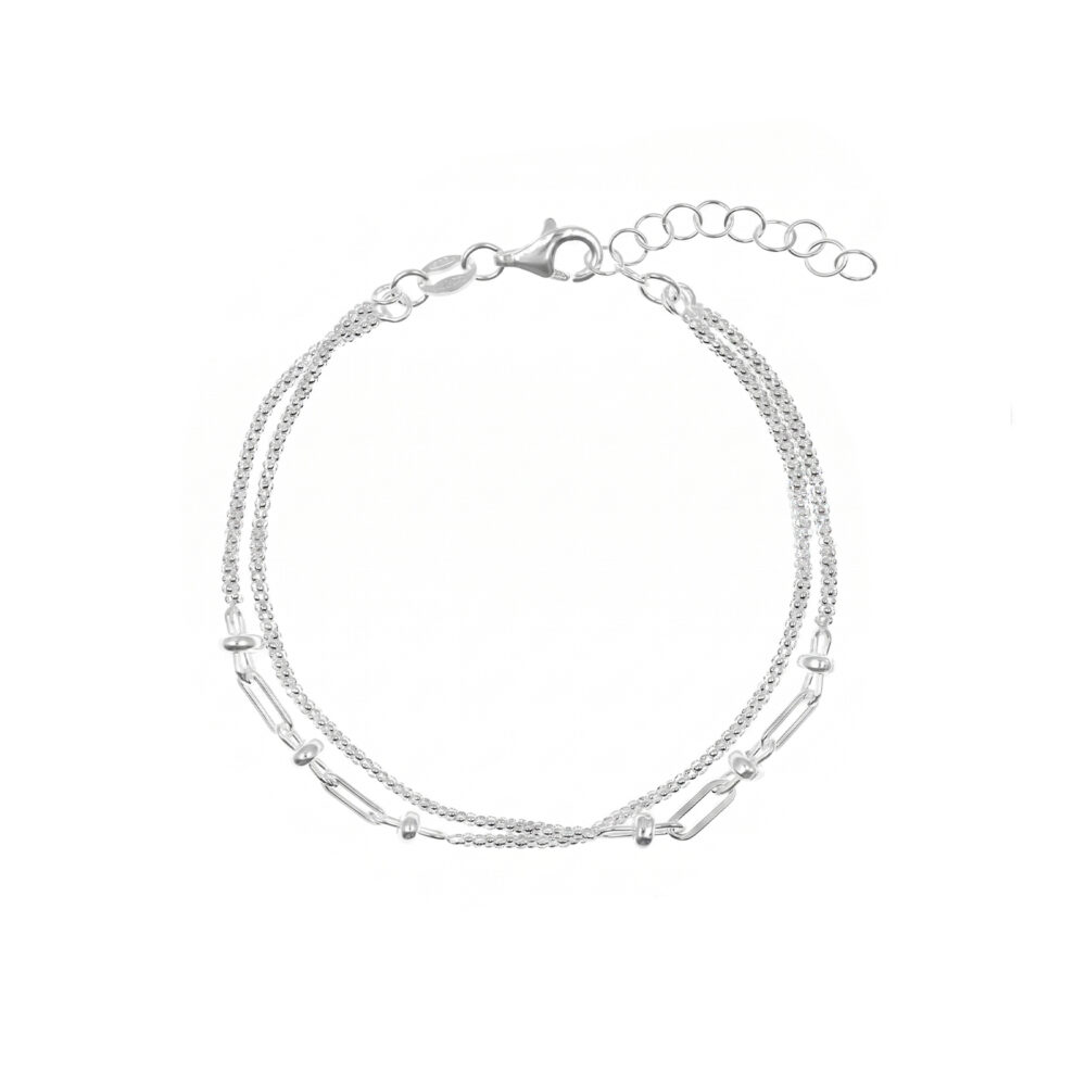 Pulsera Popcorn Clip Plata 925