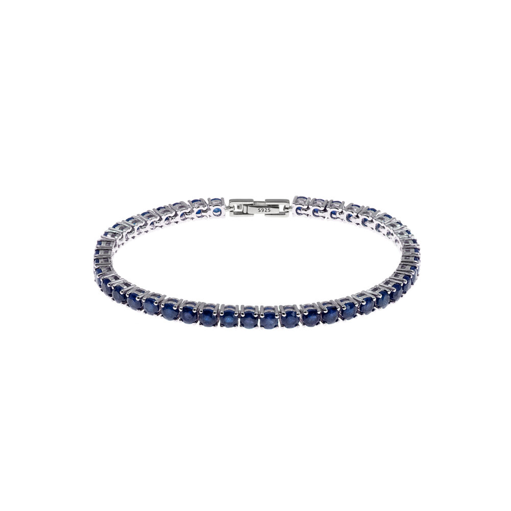 Pulsera Encanto Zafiro Plata 925