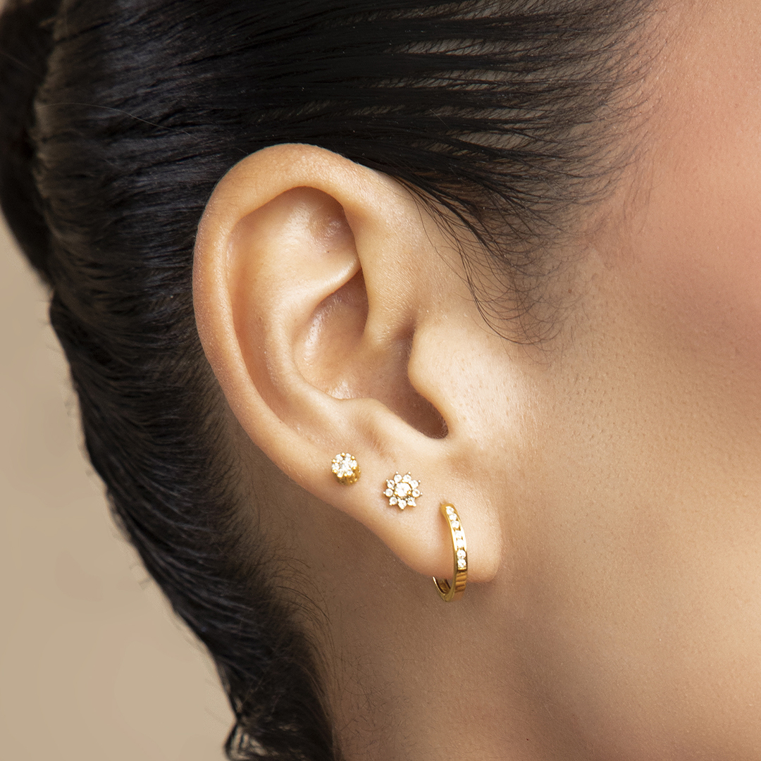 Combinaciones creativas de aretes