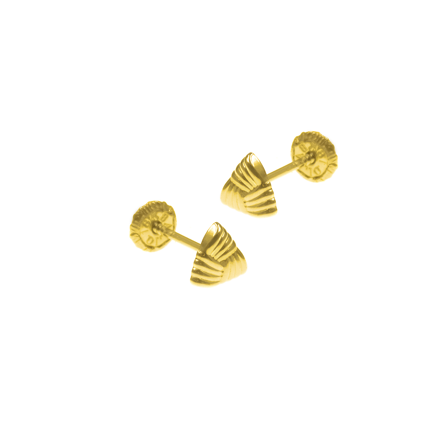 - Aretes Triangulo Oro 18K