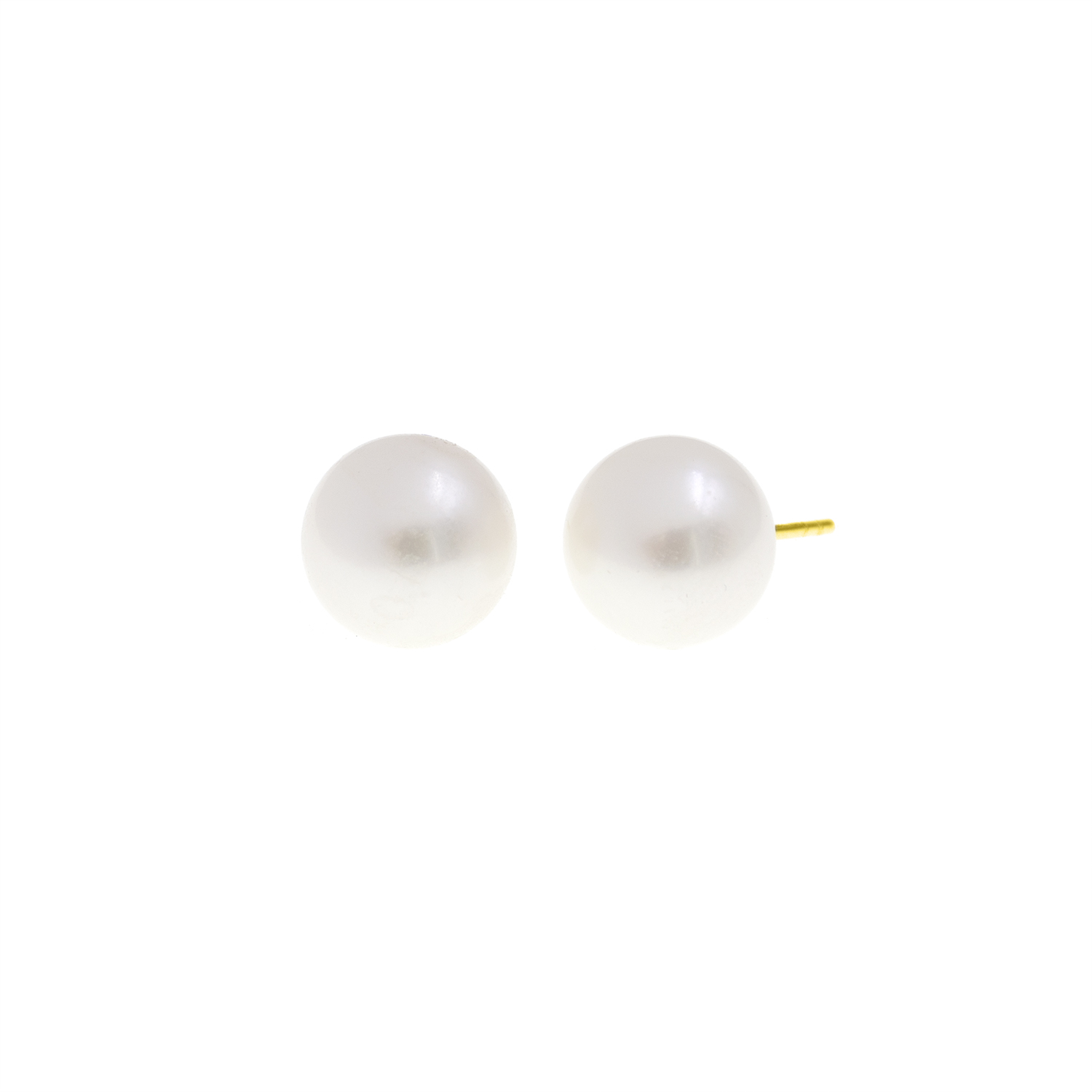- Aretes Perla Oro 18K