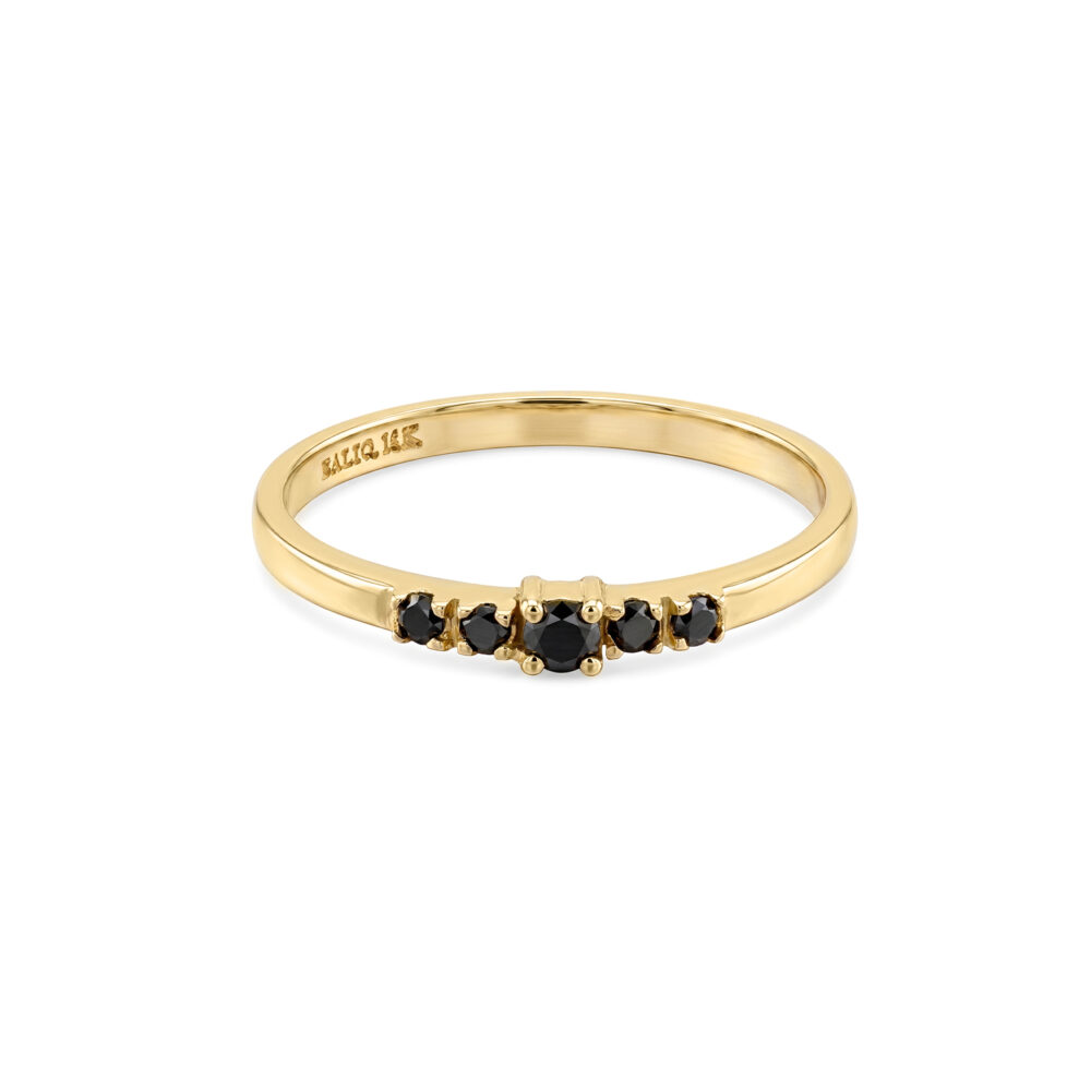 Anillo Casual Cintillo Oro 18K & Brillantes