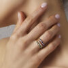 - Anillo Esmeralda Casual Oro 18K & Brillantes
