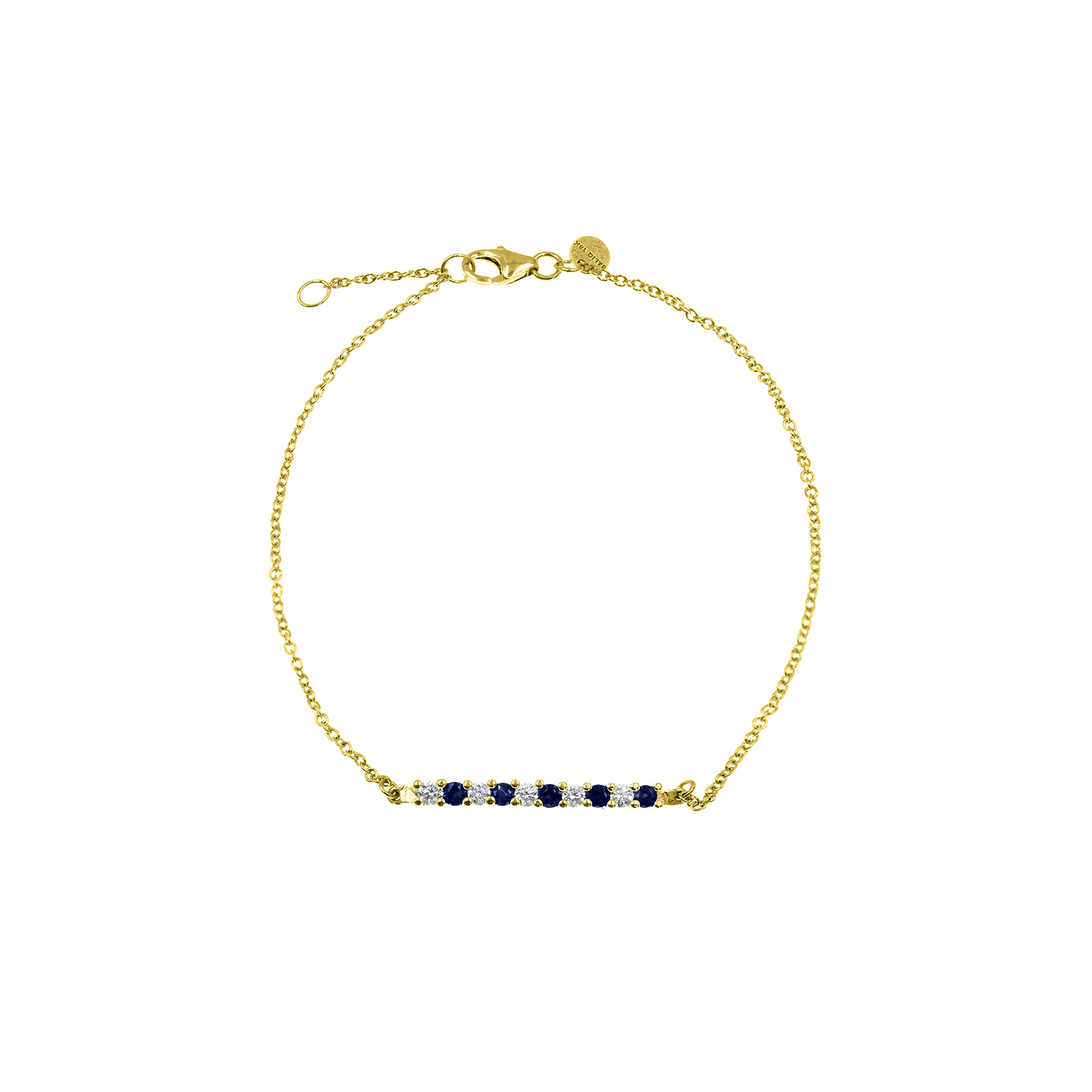- Pulsera Zafiro Riviere Oro 18K & Brillante