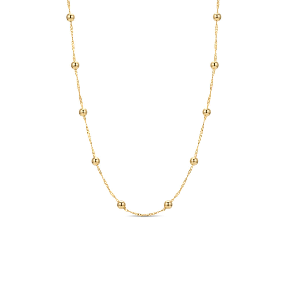 Collar Bolitas Goldensilver