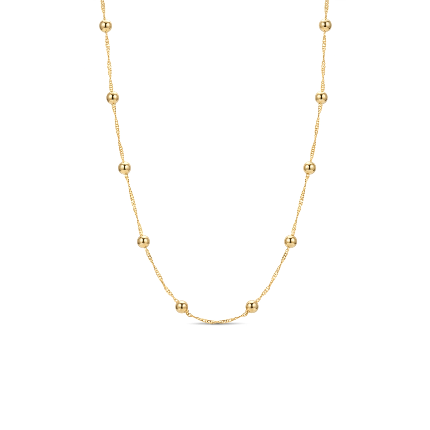 - Collar Bolitas Goldensilver