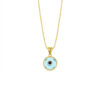 - Collar Ojo Turco Redondo Oro 18K