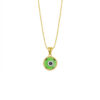 - Collar Ojo Turco Redondo Oro 18K