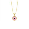 - Collar Ojo Turco Redondo Oro 18K