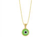 - Collar Ojo Turco Redondo Oro 18K