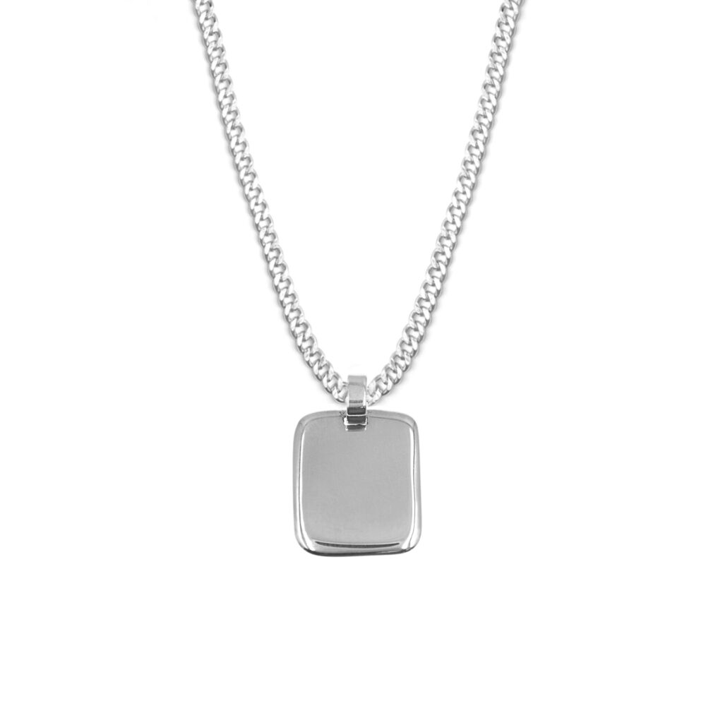 Collar Placa Memories 925