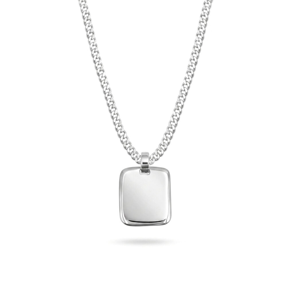 Collar Placa Memories 925