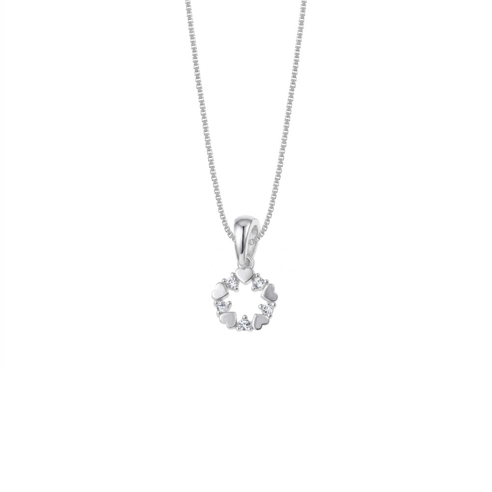 Collar Corazón Casual Plata 925