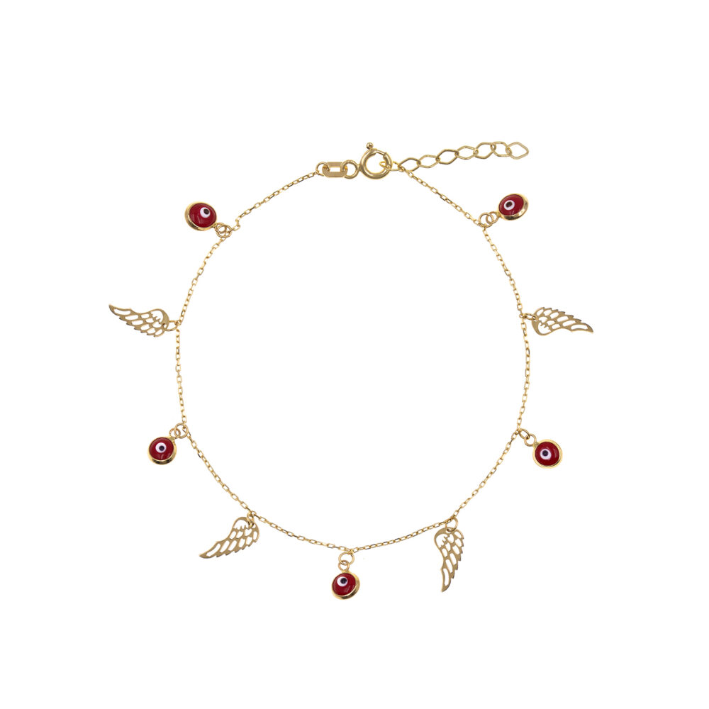 Pulsera Ojo Turco Oro 18K