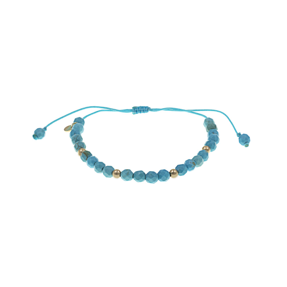 Pulsera Magnesite Oro 18K