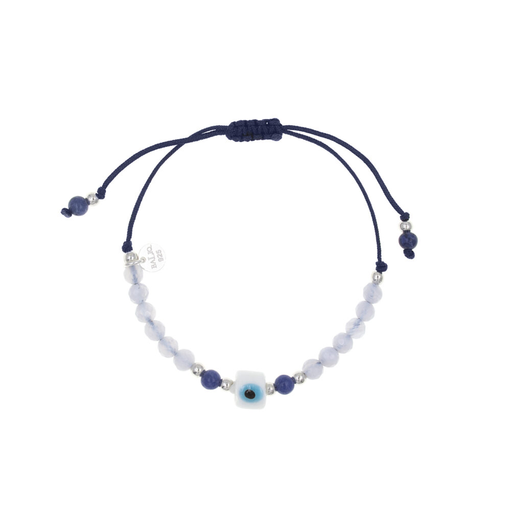 Pulsera Ojo Turco Agatha Plata 925