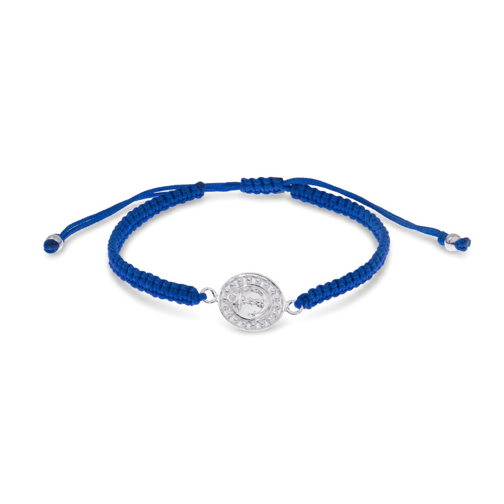 Pulsera Ancla Bolitas Plata 925