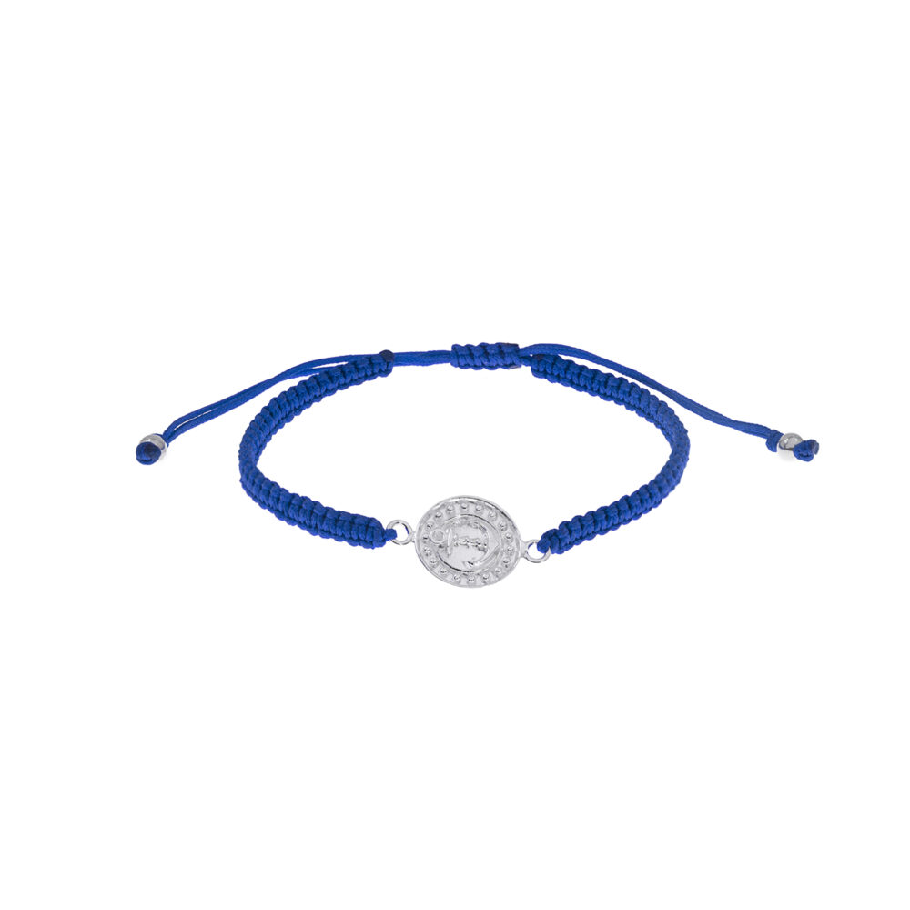 Pulsera Ancla Bolitas Plata 925