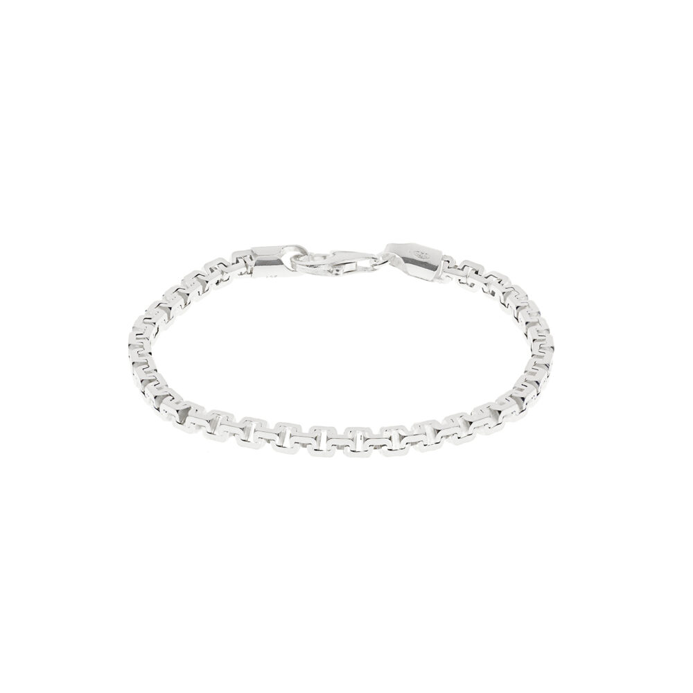 Pulsera Engranaje Plata 925 Hombre