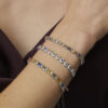 - Pulsera Zafiro Multicolor Plata 925