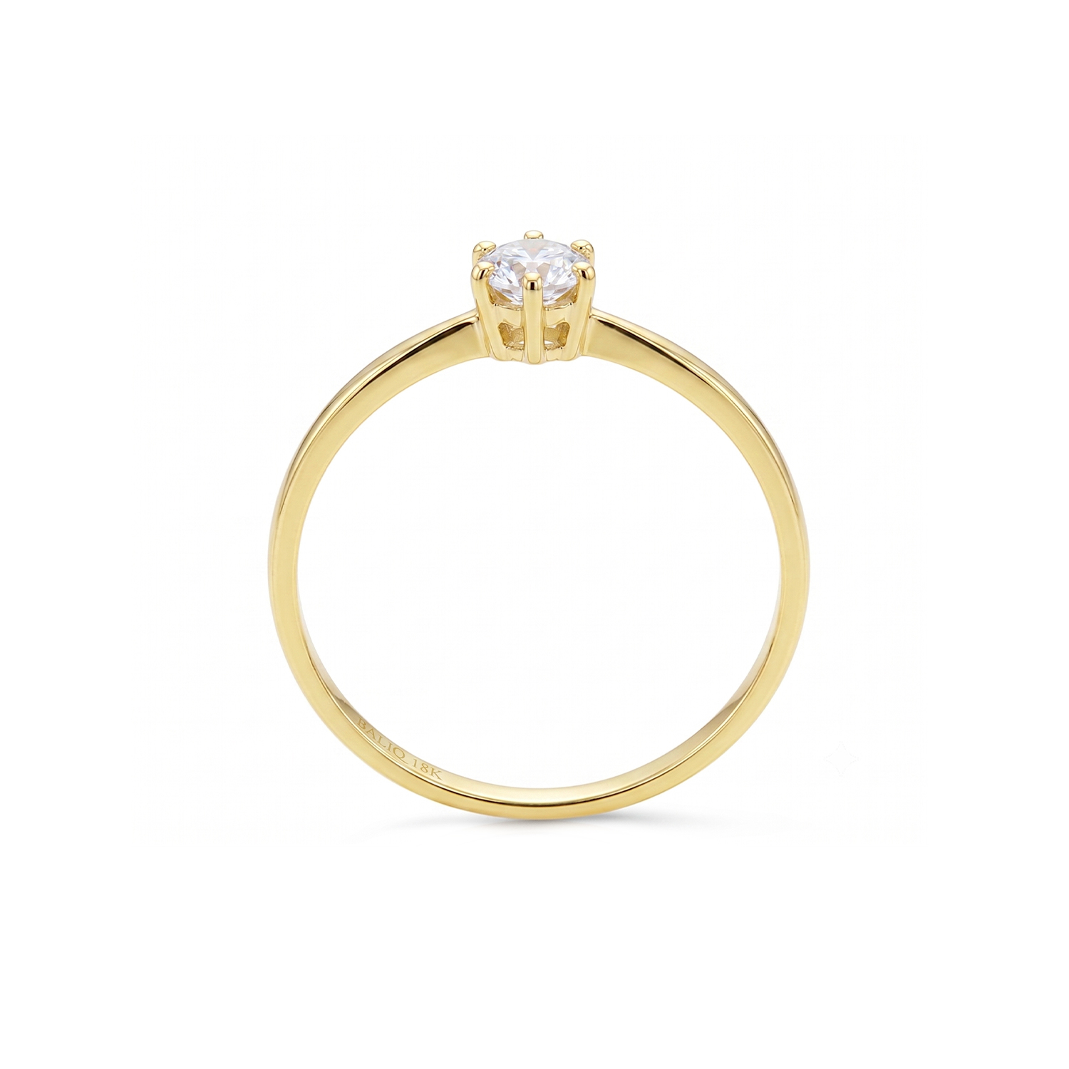 - Anillo de Compromiso Star Oro 18K