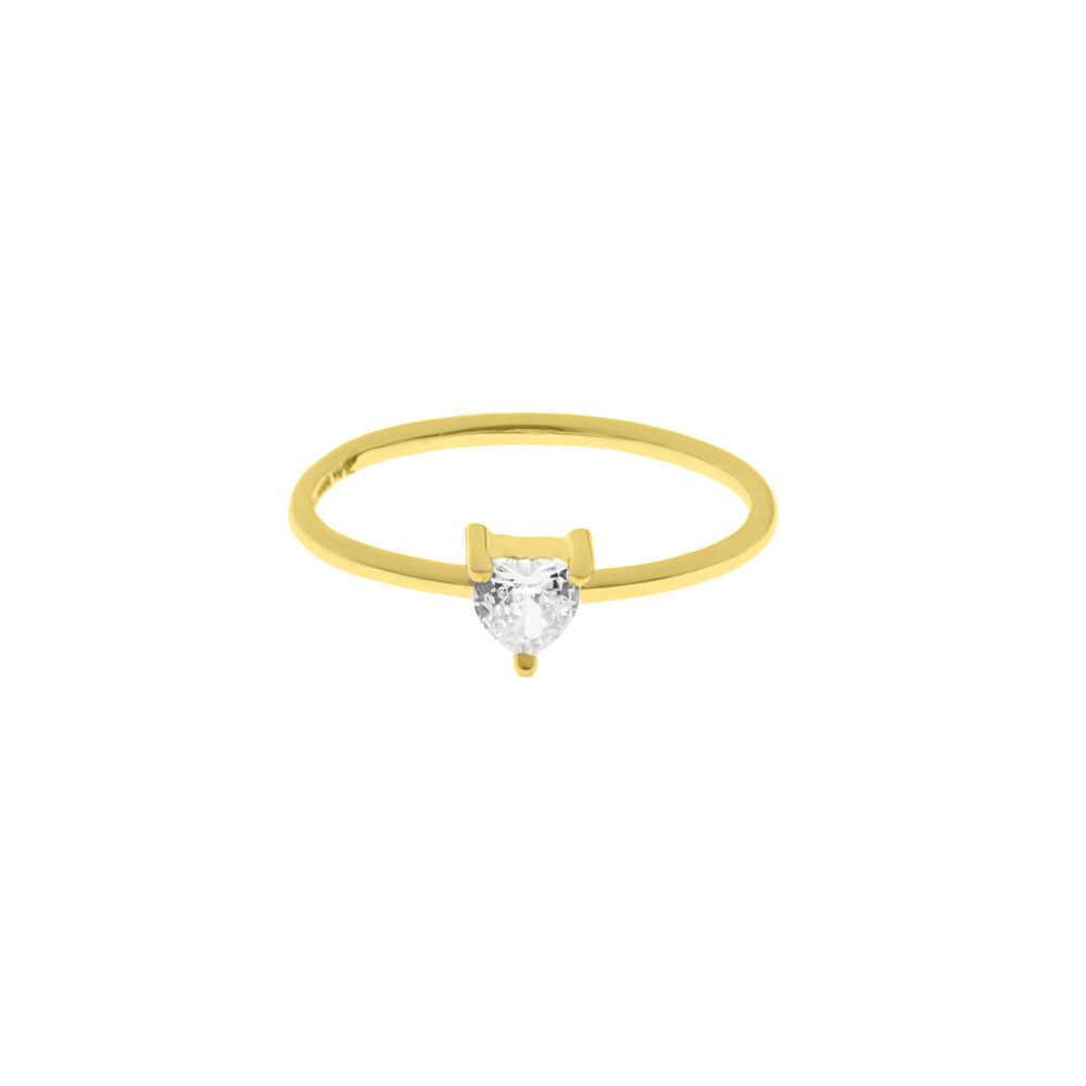 Anillo Corazón Oro 18K