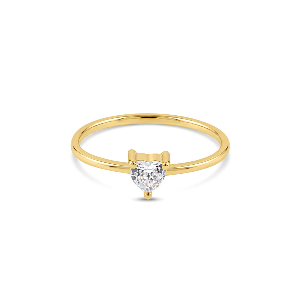 Anillo Corazón Oro 18K