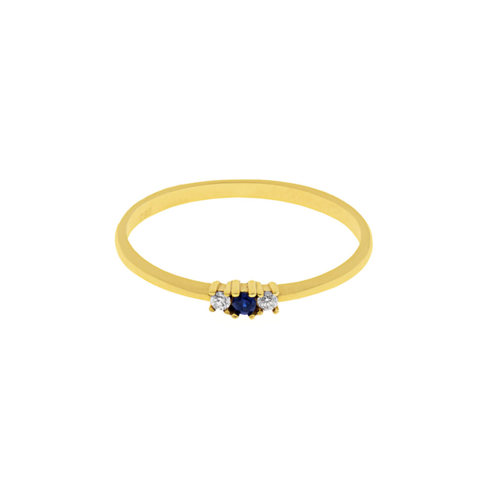 Anillo Pasado Presente Futuro Oro 18K