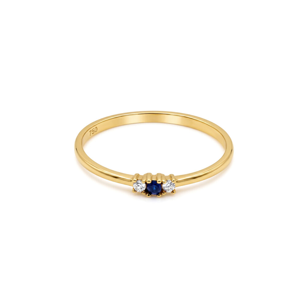 Anillo Pasado Presente Futuro Oro 18K