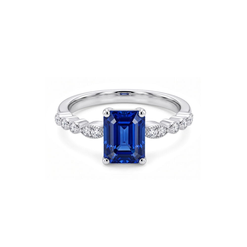 Anillo Zafiro Casual Plata 925