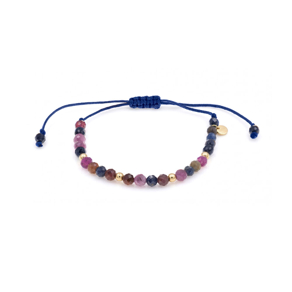 Pulsera Zafiro Oro 18K