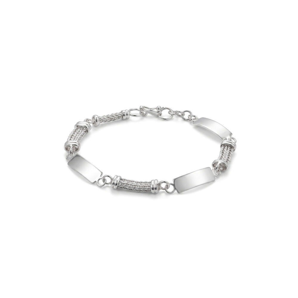 Pulsera Espiga Plata 925