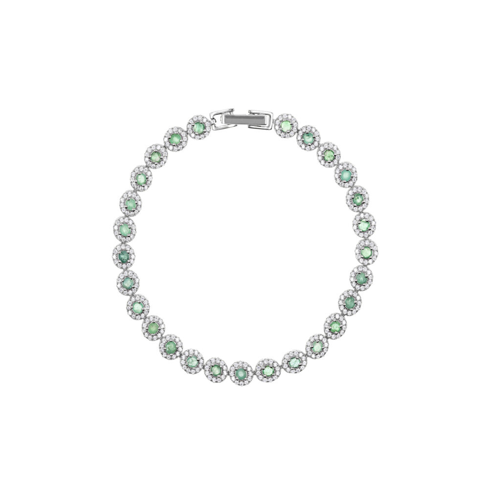 Pulsera Esmeralda Red Plata 925