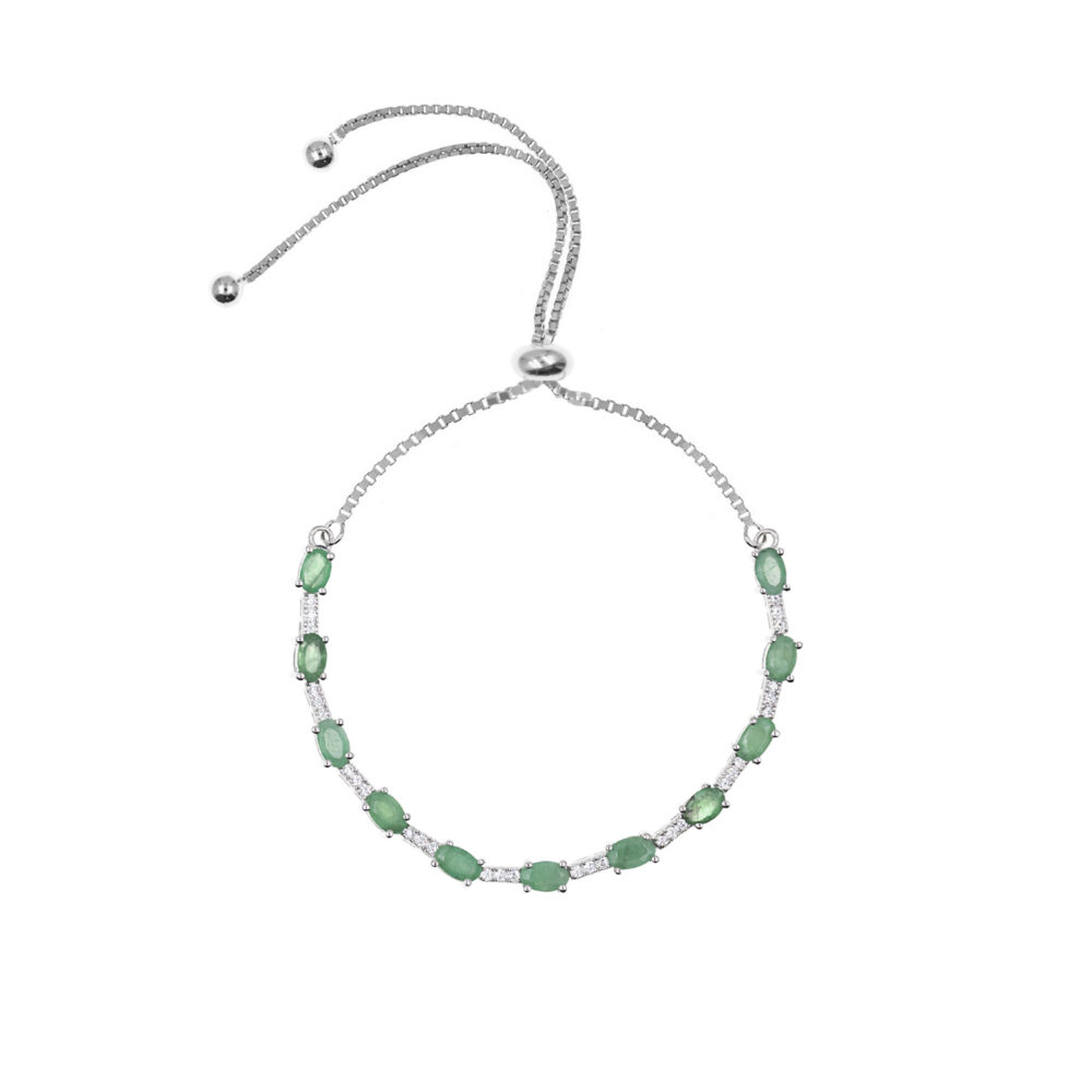Pulsera Esmeralda Bestfriends Plata 925