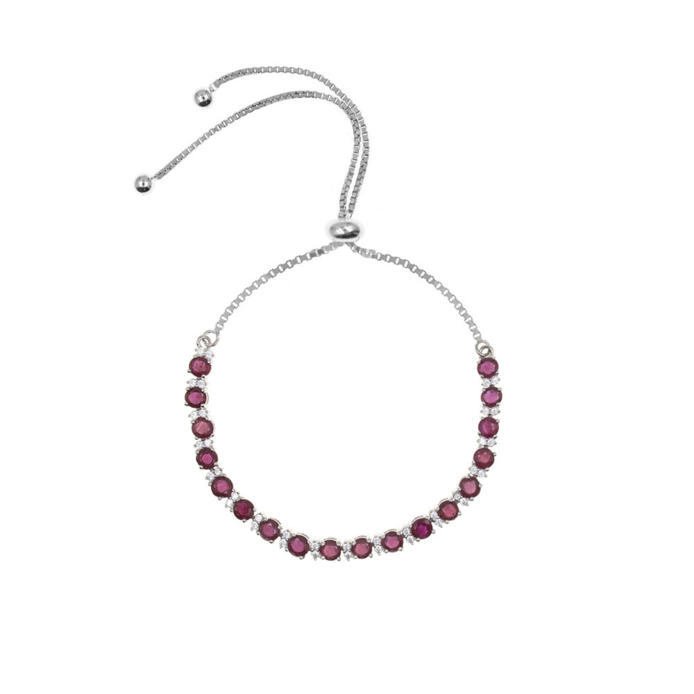 Pulsera Rubí Pasión Plata 925