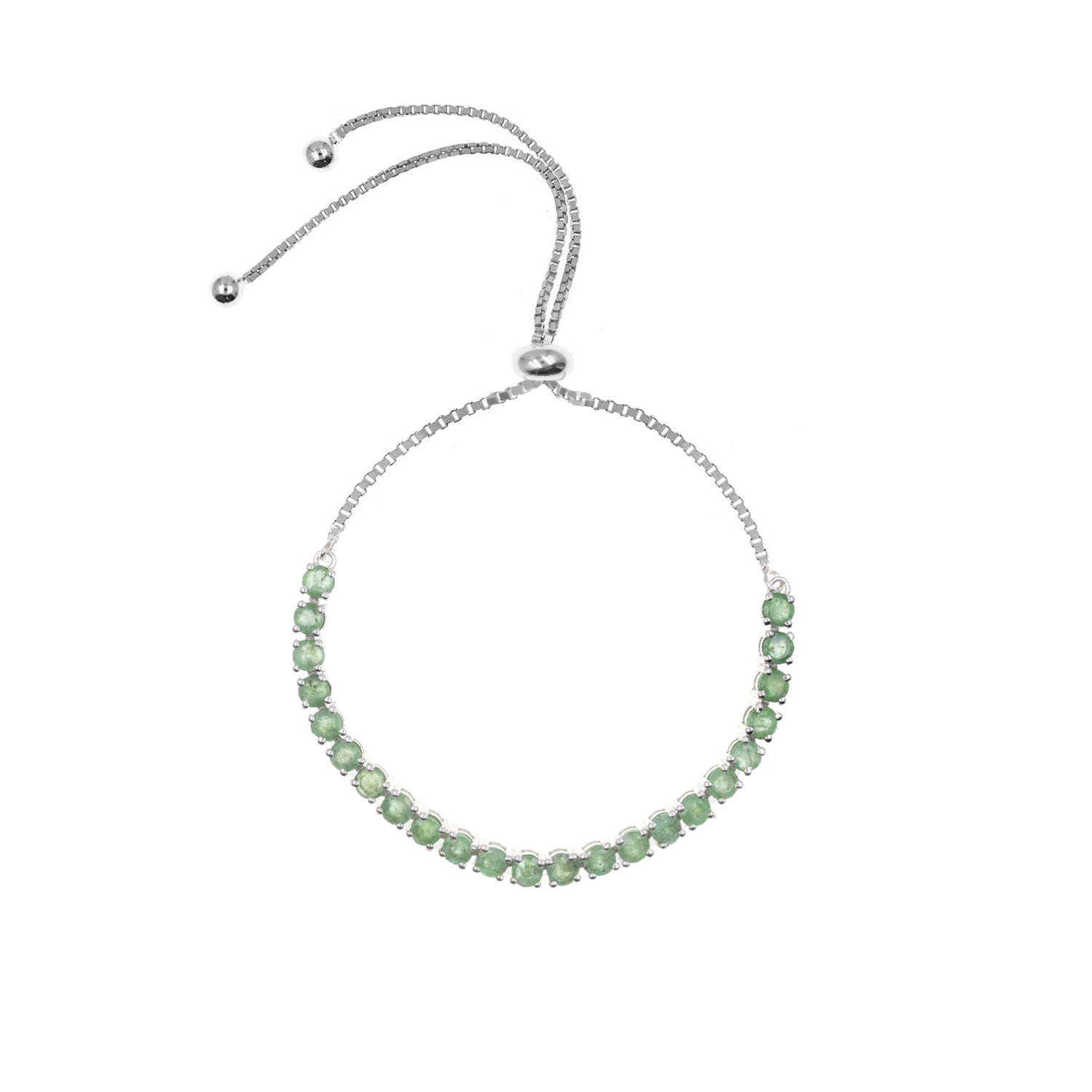 - Pulsera Esmeralda Bestfriends Plata 925