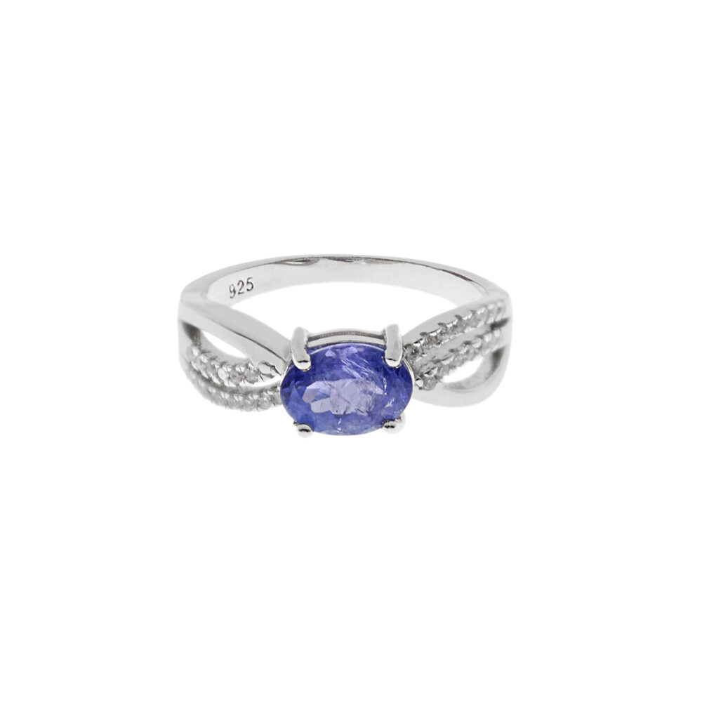Anillo Tanzanita Casual Plata 925