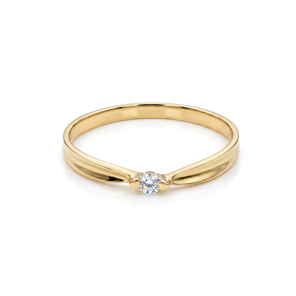 Anillo de Compromiso Eternity Oro 18K & Brillante