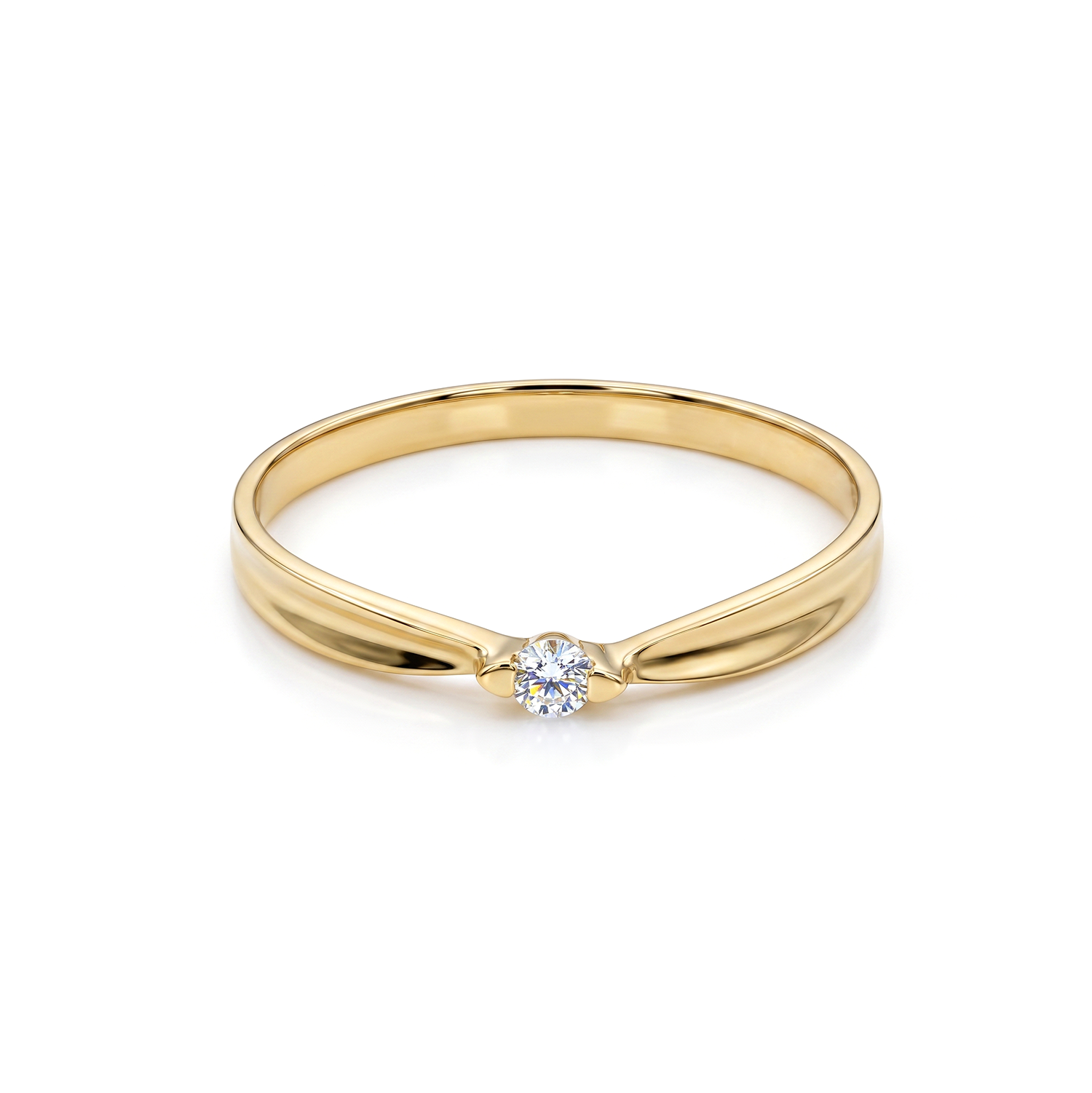 - Anillo de Compromiso Eternity Oro 18K & Brillante