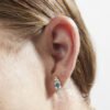 - Aretes Apetite Oval Oro 18K & Brillantes