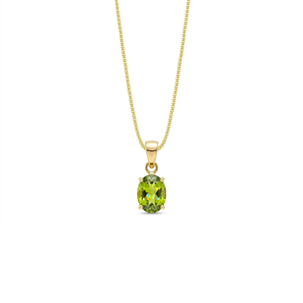 Collar Peridoto Oro 18K