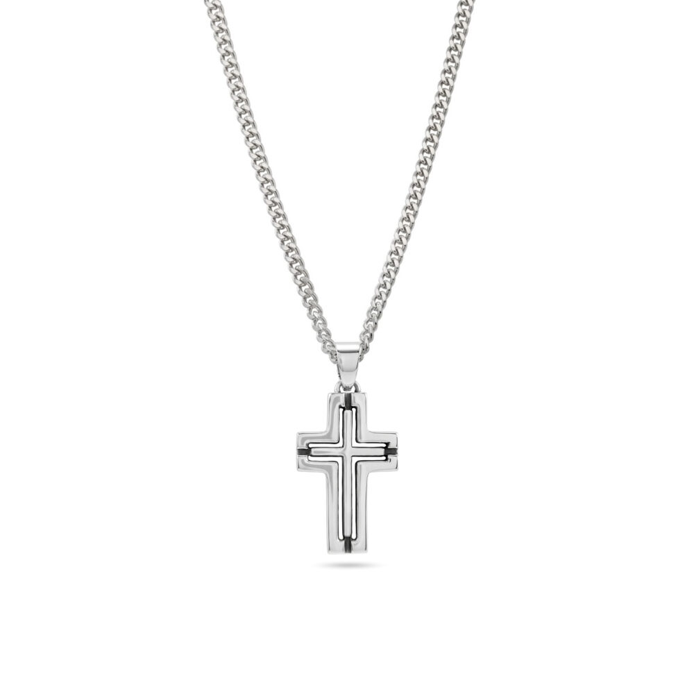 Collar Axis Pure Cruz Plata 925