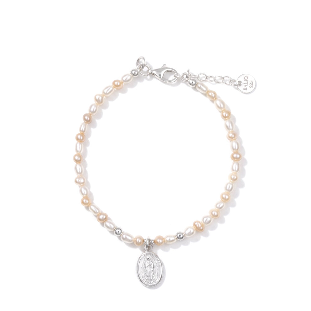 Pulsera Guadalupe Perla Plata 925
