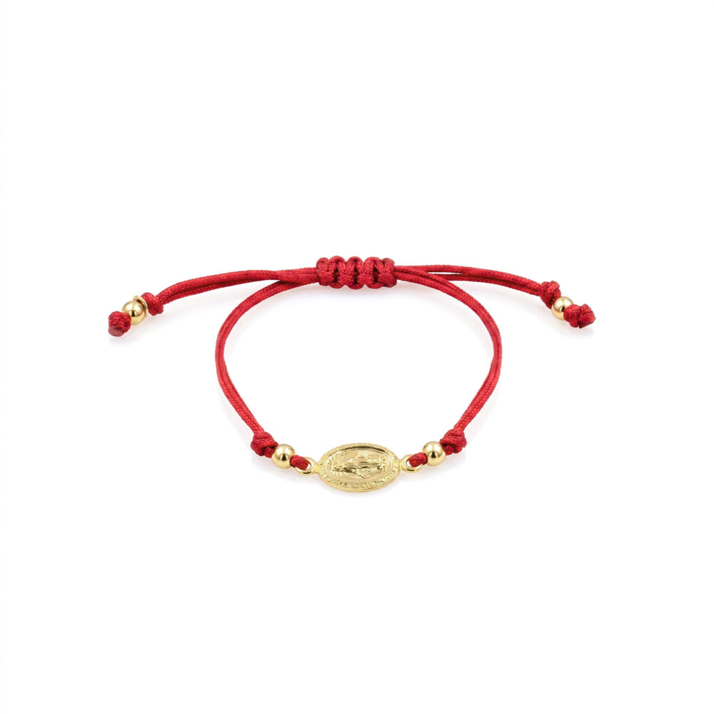 Pulsera Virgen Milagrosa Oro 18K Niña