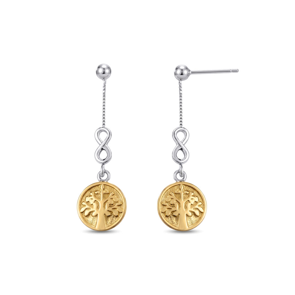 Aretes Infinito Oroplata