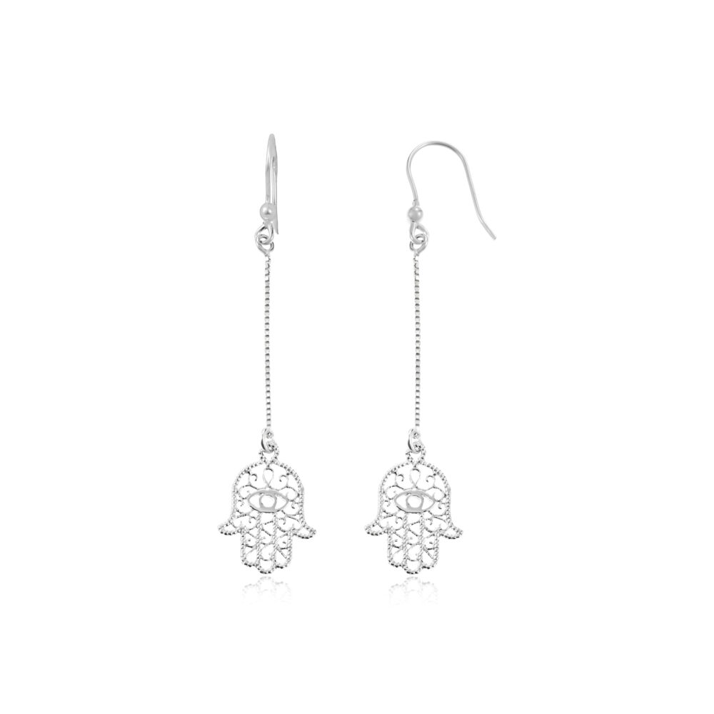 Aretes de Mano Poderosa Plata 925