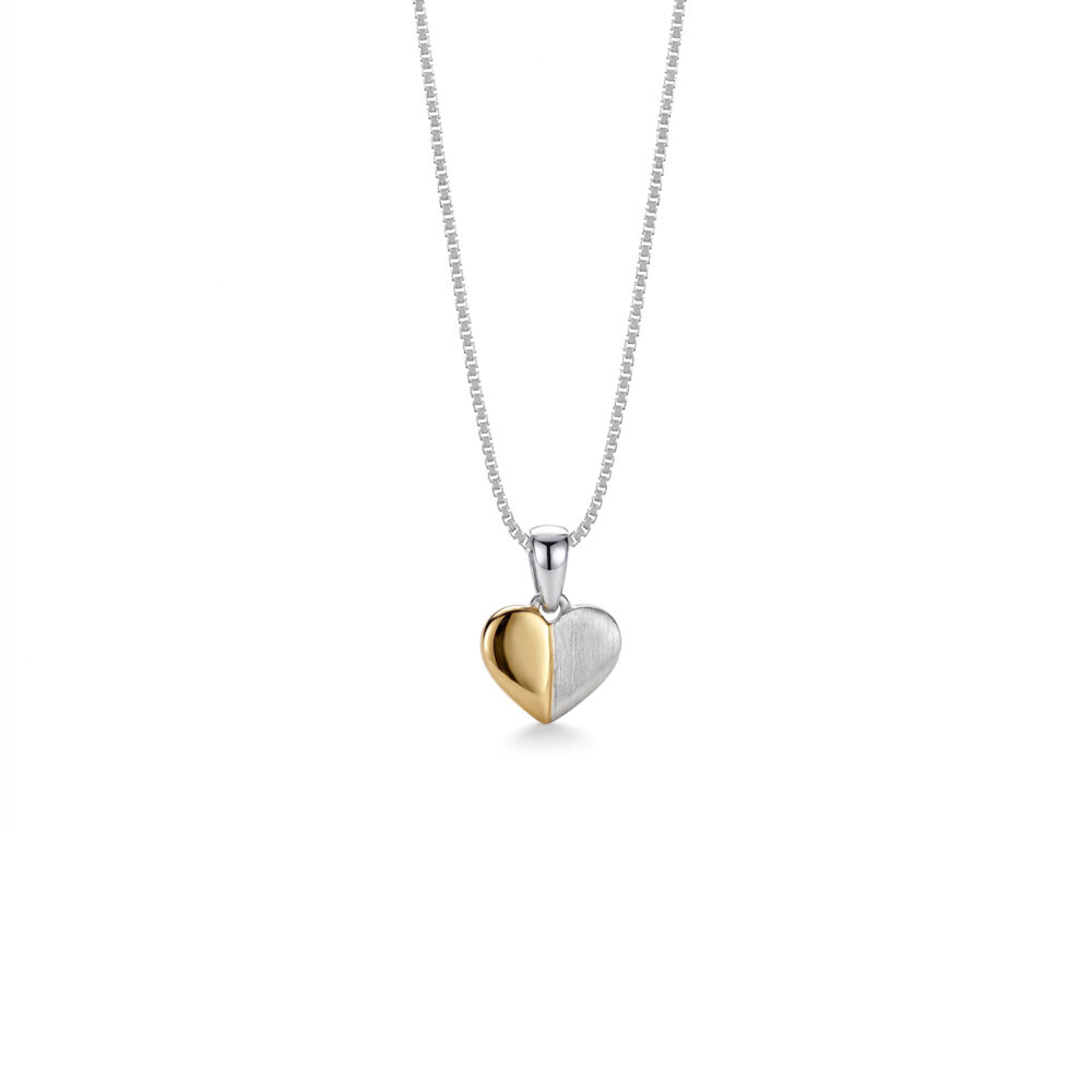 Collar Corazón OroPlata
