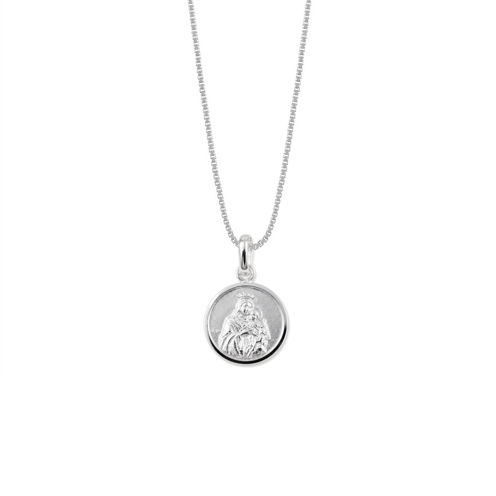 Collar Virgen del Carmen Plata 925